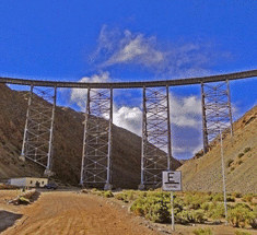 Tren las Nubes—аргентинский поезд на высоте 1,187 метров
