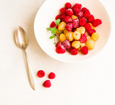 Малина: низкокалорийные рецепты ягодных десертов