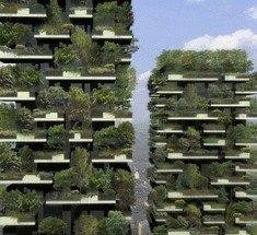 «Зеленый» небоскреб Bosco Verticale посреди Милана 