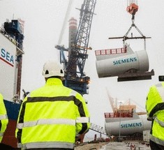 Установка ветровых турбин в море