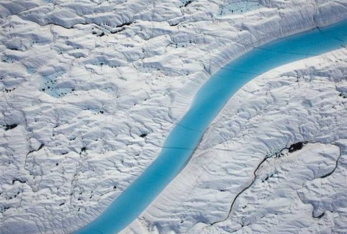Синяя река Гренландии
