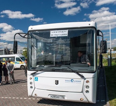 Новый электробус «КАМАЗ» имеет запас хода 70 километров