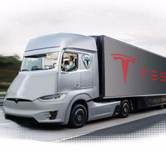 Прототип электрического грузовика Tesla Semi попал на видео