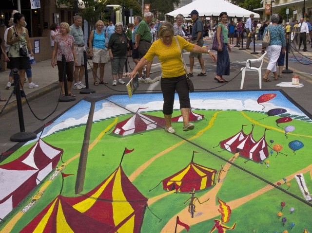 Фестиваль рисунка мелом «Sarasota Chalk Festival 2012»