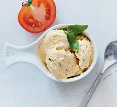 Восхитительное томатное мороженое с базиликом