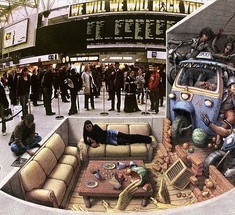 Трехмерная живопись на асфальте художника Kurt Wenner