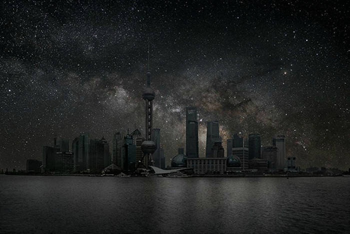 Звездное небо взамен городской иллюминации