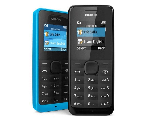 Nokia 105 – самый дешевый мобильный телефон