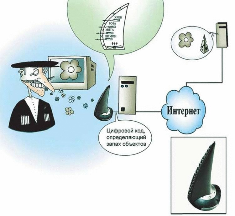 Запахи теперь можно сохранять и передавать через интернет