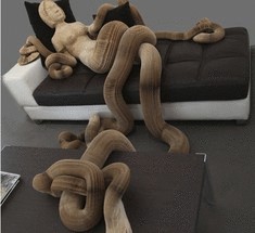 Скульптуры, которые сами растягиваются и гнутся