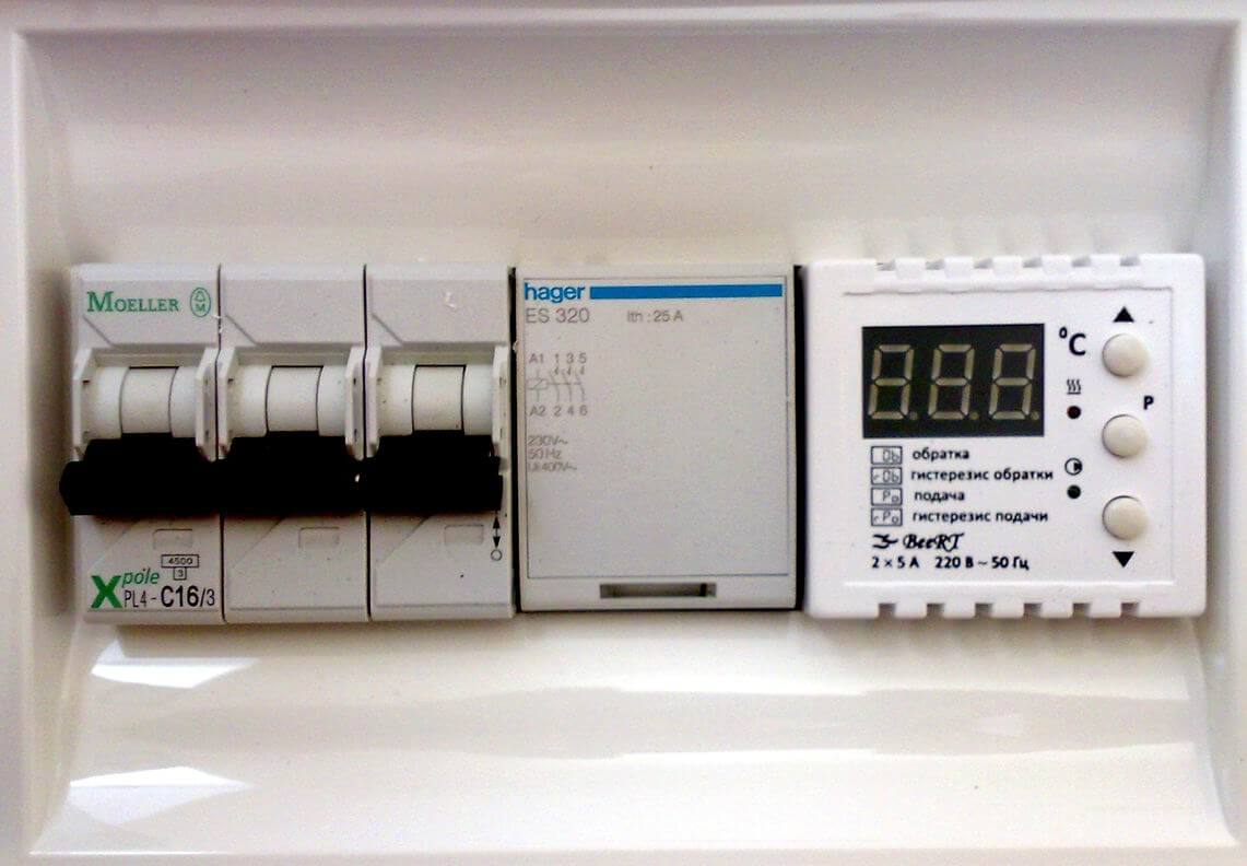 автоматика для электрического отопления