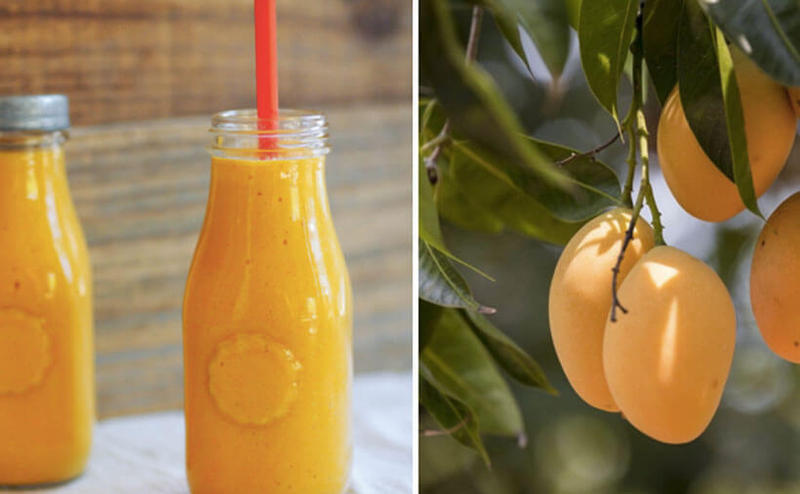 Идеальный смузи,  стимулирующий иммунитет: куркума, манго и персик