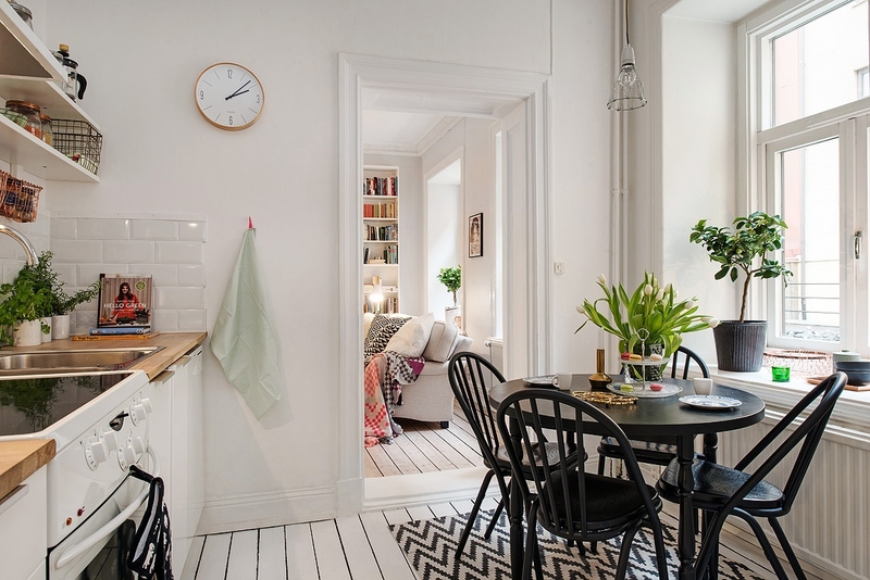 Белый цвет— изюминка шведского стиля в дизайне интерьера