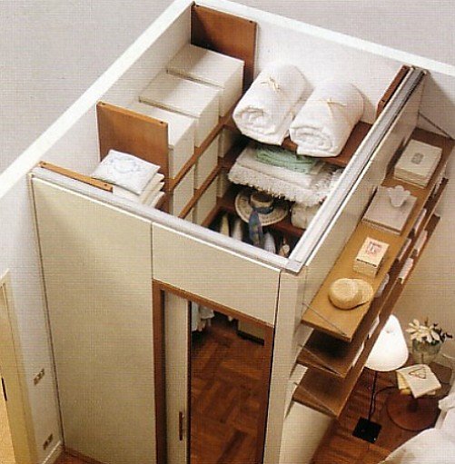 Как создать гардеробную в  небольшой квартире