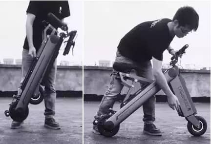 Складной электробайк Coswheel A-One для городских улиц