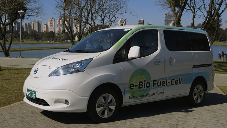 Nissan: прототип автомобиля с силовой установкой на биоэтаноле