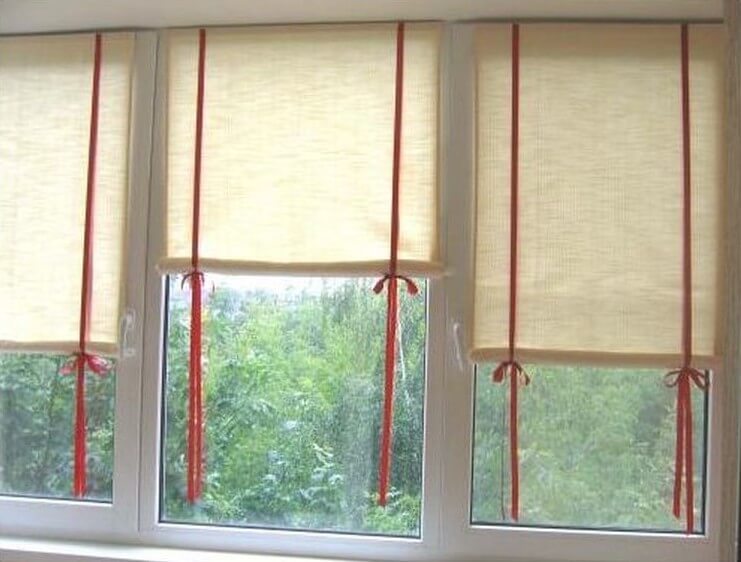 Как изготовить рулонные шторы своими руками