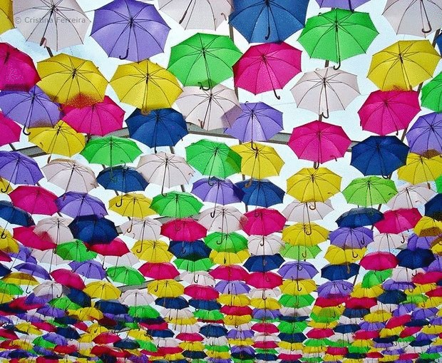 Оригинальный дизайнерский арт проект Umbrella Sky 