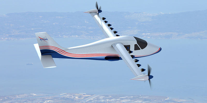 NASA построит электрический самолет к весне 2018 года