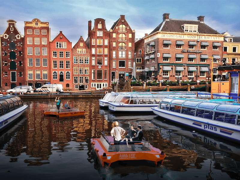 Первые лодки-беспилотники появятся в Амстердаме в 2017 году