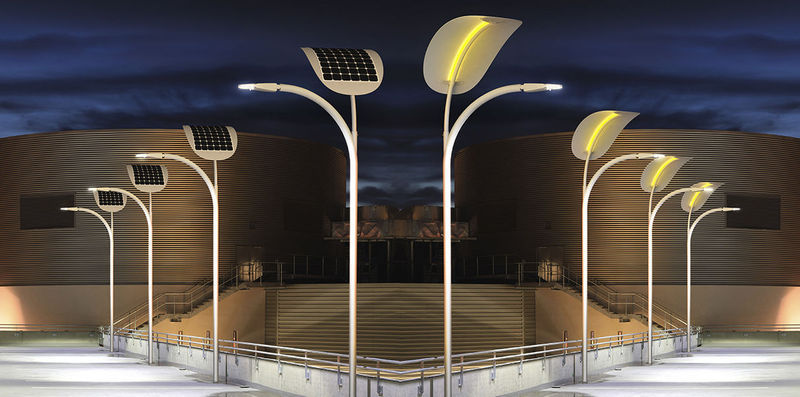 Уличные фонари, заряжающиеся от шагов прохожих, установлены в Лас-Вегасе