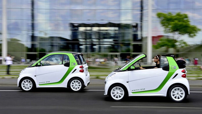 Электромобиль Smart заряжается быстрее, чем телефон
