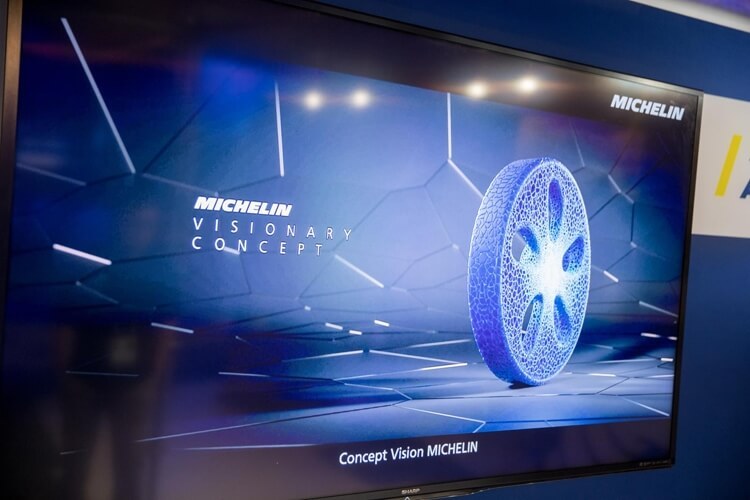 Michelin показала шину будущего Visionary Concept