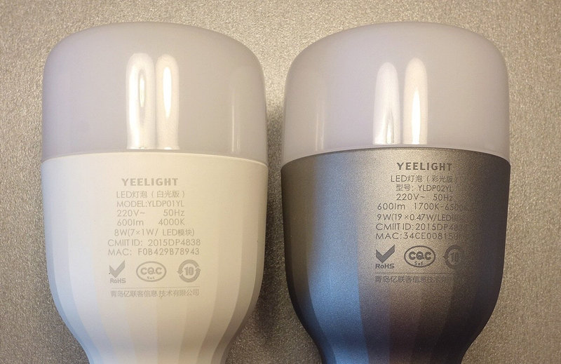 Умные светодиодные лампы Xiaomi Yeelight