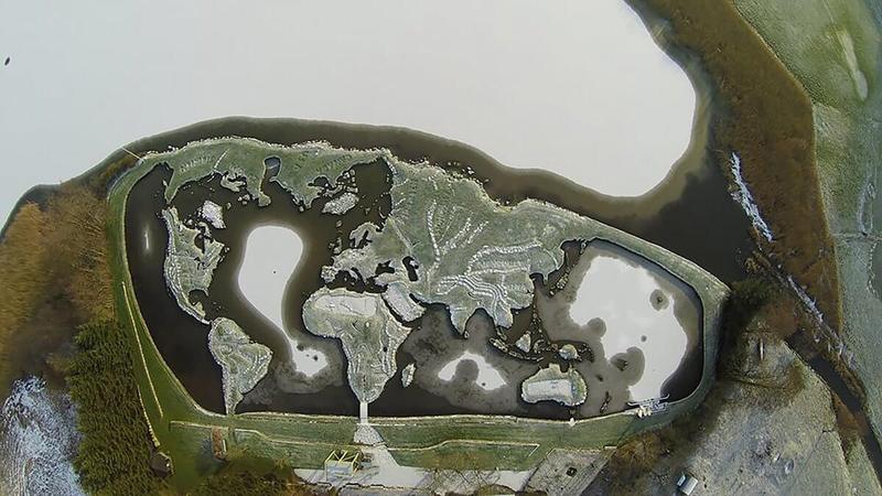 «Зеленая» карта мира, созданная энтузиастом из Дании