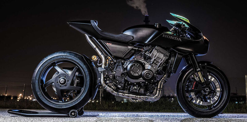 Honda CB4 Interceptor — мотоцикл, использующий энергию ветра