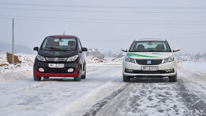 Zotye показала два электромобиля, которые планируется собирать в Белоруссии