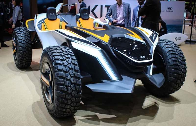 Hyundai Kite: багги-трасформер – гибрид электрокара и гидроцикла