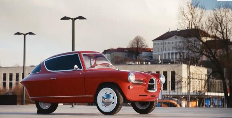 Nobe 100 - трехколесный электромобиль из Эстонии в ретро-стиле выходит в серию