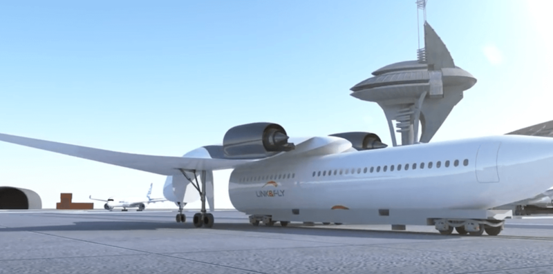 Стартап Akka Technologies показал концепт самолета, превращающегося в поезд