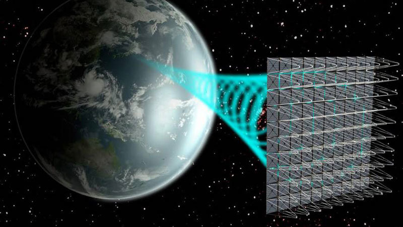 Ученые из США разработали легкий прототип фотопанелей для космической солнечной электростанции