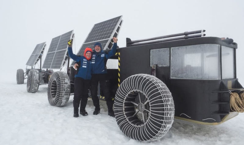 Голландская пара отправится в путешествие на Южный полюс на напечатанном солнечном авто