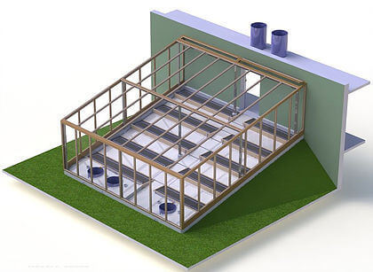 Теплица-вегетарий по скандинавской технологии