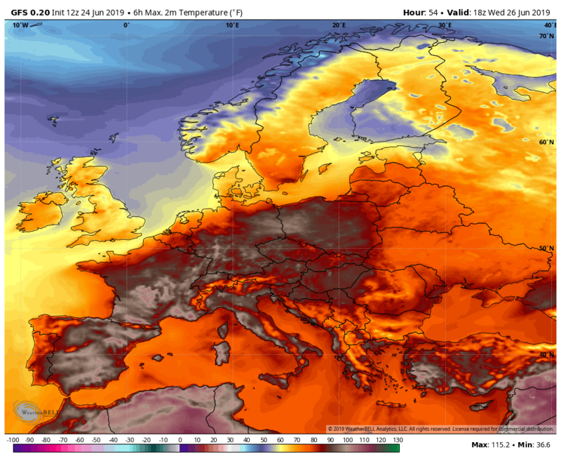 Метеорологи предупреждают о разрушительной тепловой волне в Европе