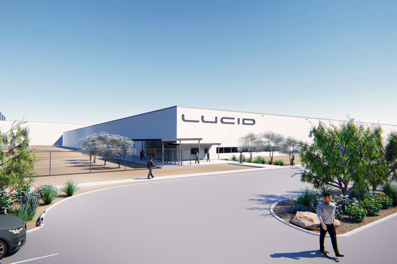 Lucid строит завод для производства электрического седана в Аризоне 