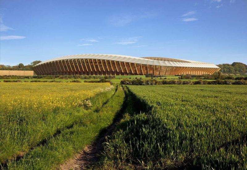 Zaha Hadid Architects проектирует первый в мире полностью деревянный стадион