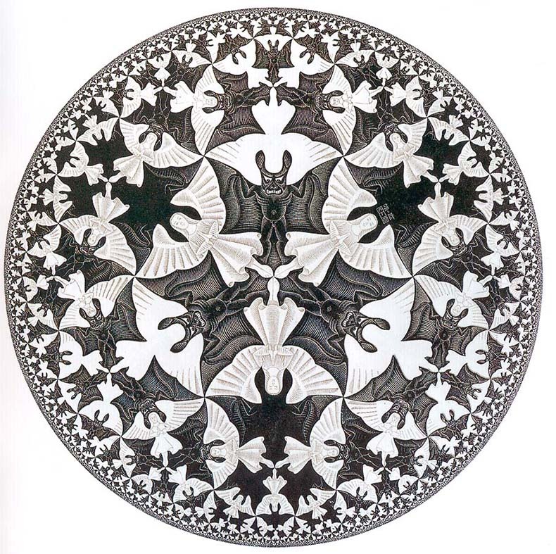 Иллюзия Эшера «предельный круг»