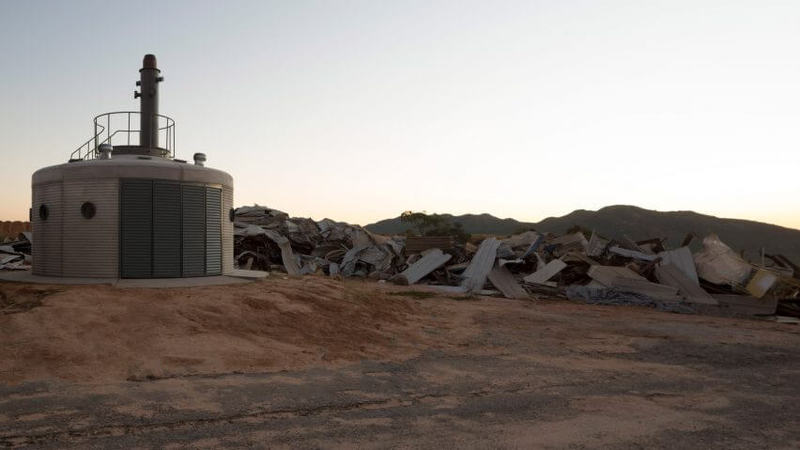 Розана Монтиэль строит мексиканские мусоросжигательные заводы из гофрированного бетона