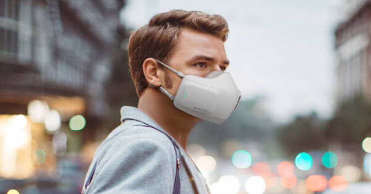 LG представляет очищающую воздух маску для лица, работающую от батареи