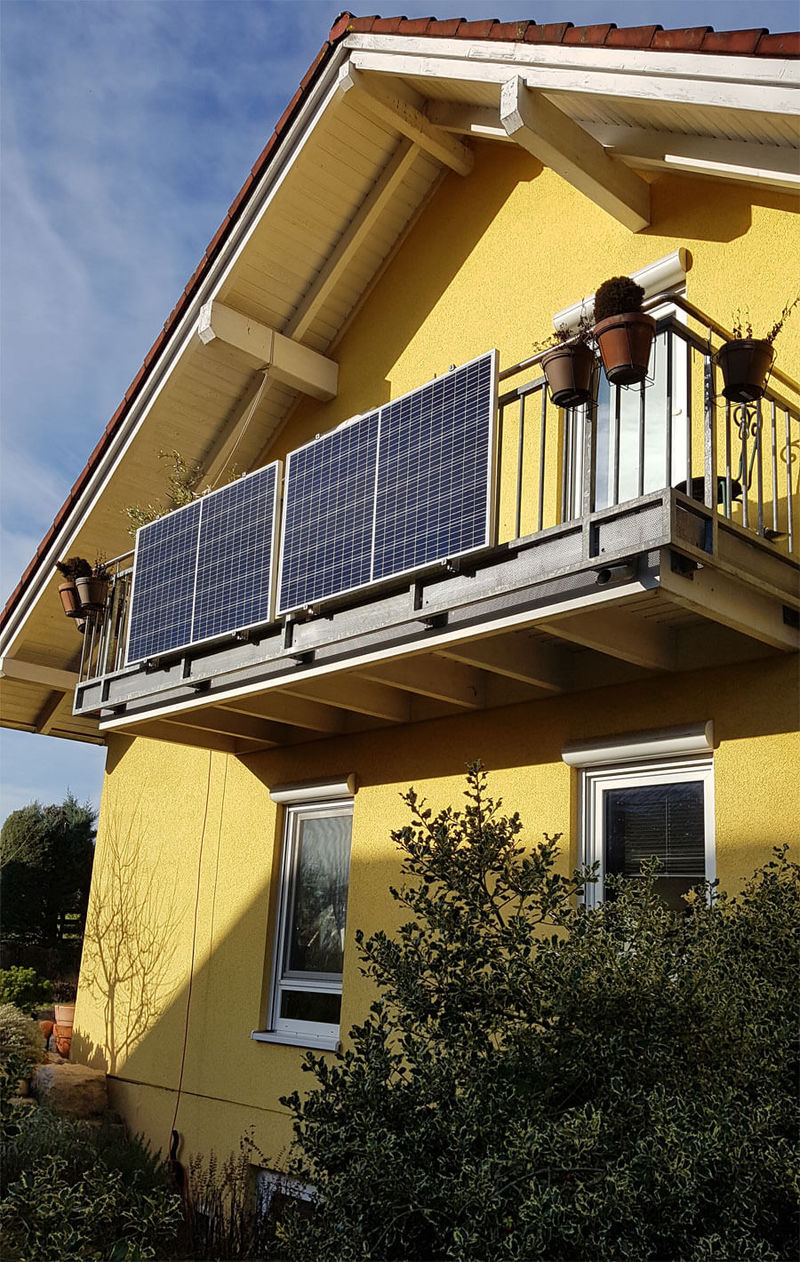 Солнечная энергия с балкона