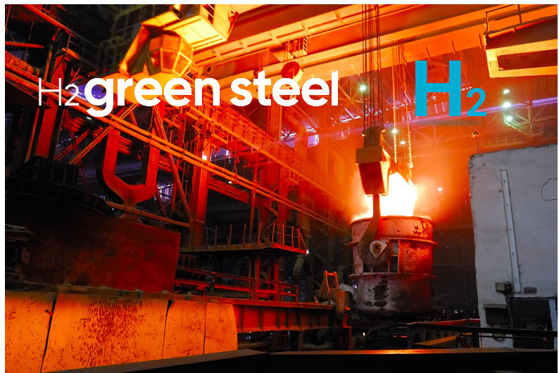 К 2024 году в Швеции откроется крупнейший в мире водородный завод по производству зеленой стали