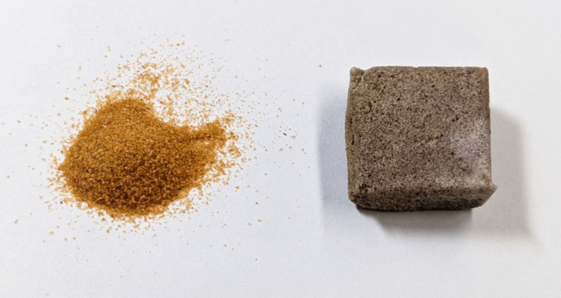 Рецепт безцементного бетона связывает песок с помощью спирта