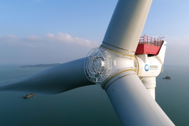 Самая большая в мире ветряная турбина демонстрирует несоизмеримую силу масштаба