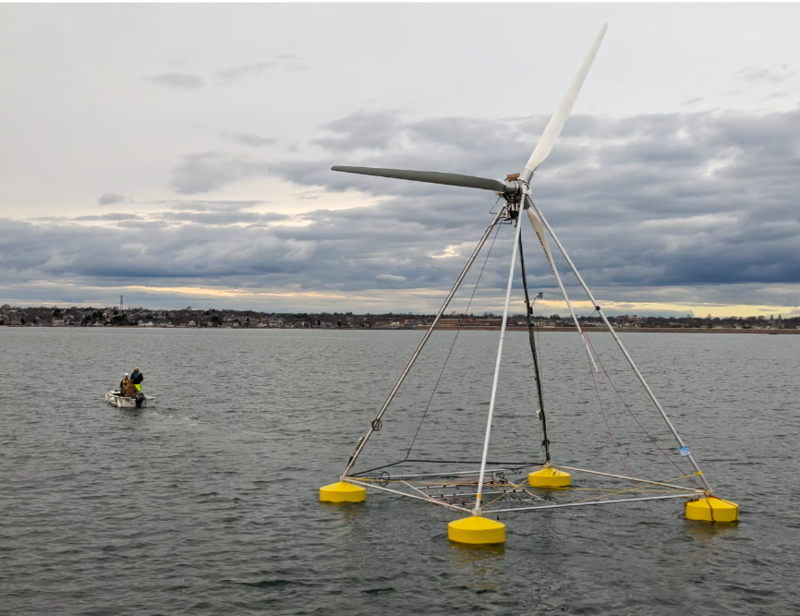 Новаторская морская ветряная пирамида переходит к испытаниям прототипа в реальных условиях