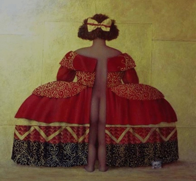 Женская красота в ироничных картинах Jeanne Lorioz