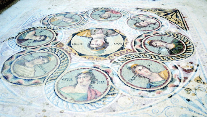 Археологическая находка — древние греческие мозаики в турецком городе Зевгма 